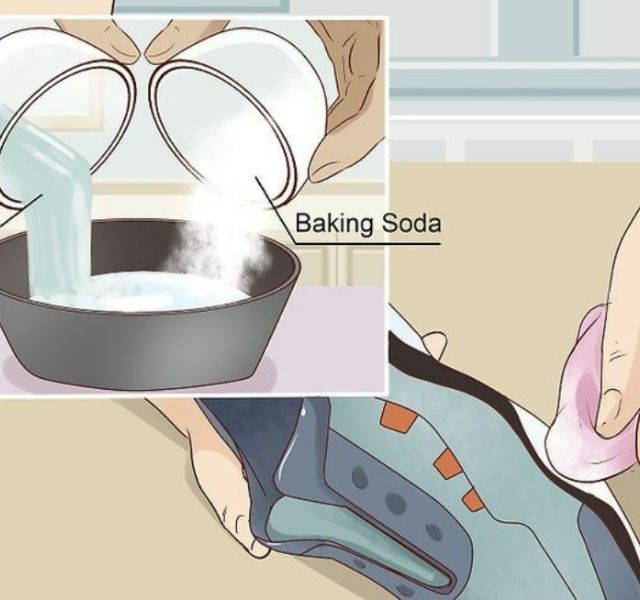 Sử dụng bột Baking-Soda để tẩy ố đế